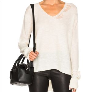RTA Camille sweater in cream
